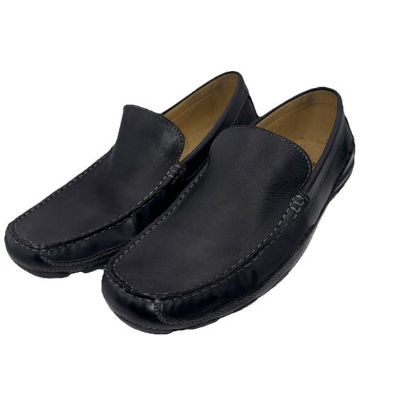 Size 11.5M - Kenneth Cole Reaction Men’s Leather Shoes - High Way - Dark Brown - Picture 1 of 9